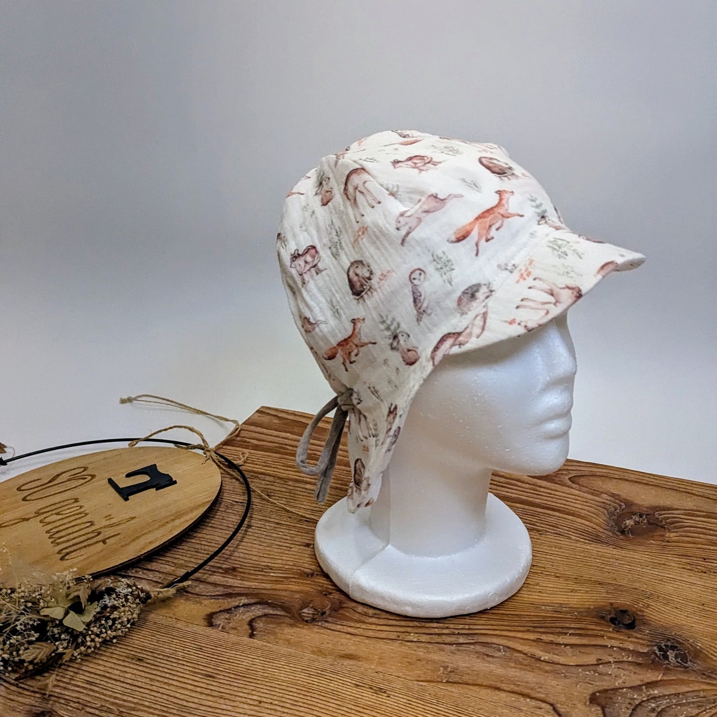 Musselin Sommerkappe