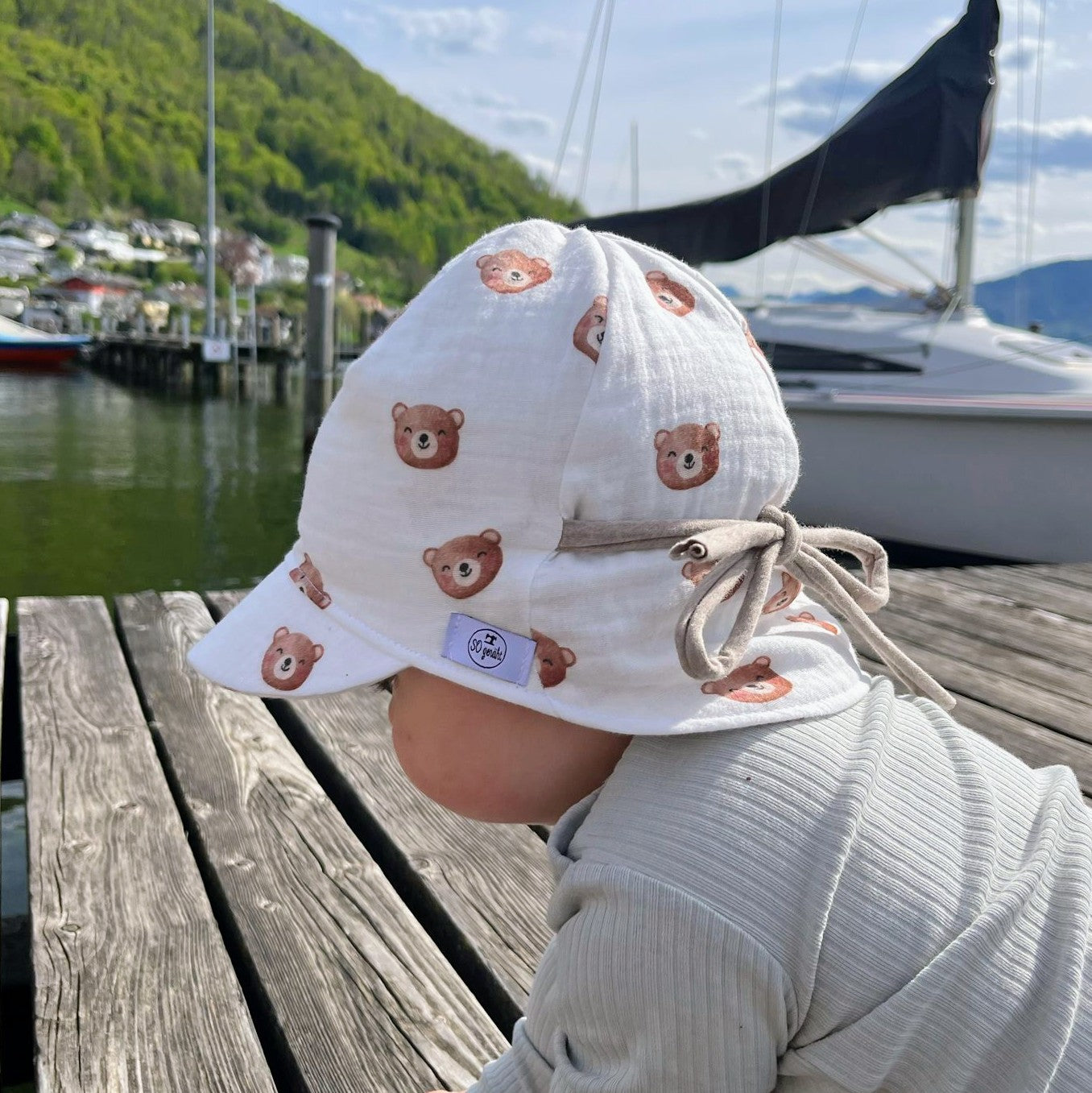 Musselin Sommerkappe