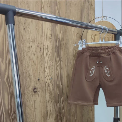 Kurze Lederhose Sweat
