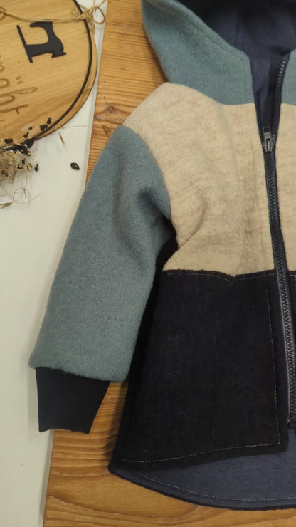 Walkjacke Colorblock
