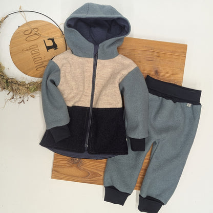 Walkjacke Colorblock