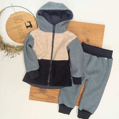 Walkjacke Colorblock