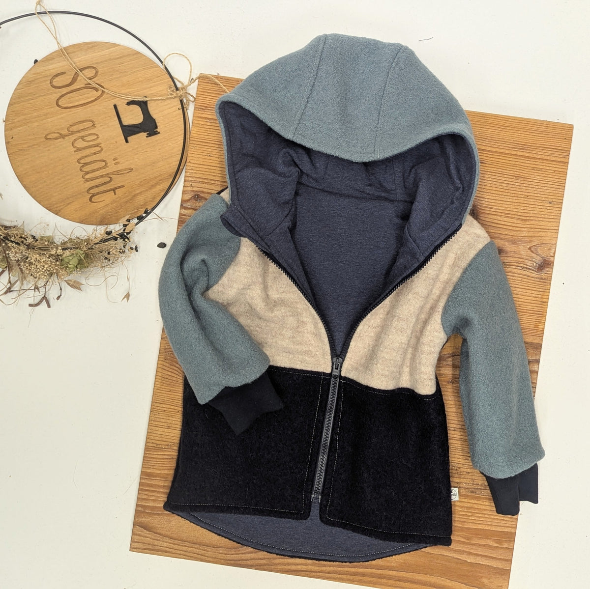 Walkjacke Colorblock