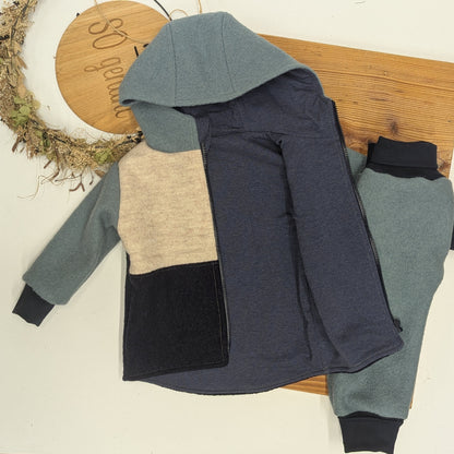 Walkjacke Colorblock